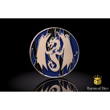 Storm Dragon: 40mm Metal Coin - Baron of Dice