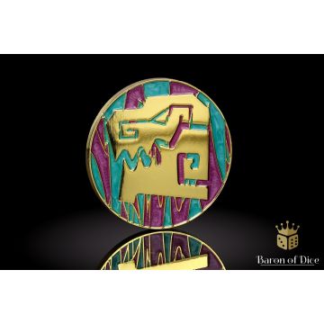 Aztec Gators: 40mm Metal Coin - Baron of Dice