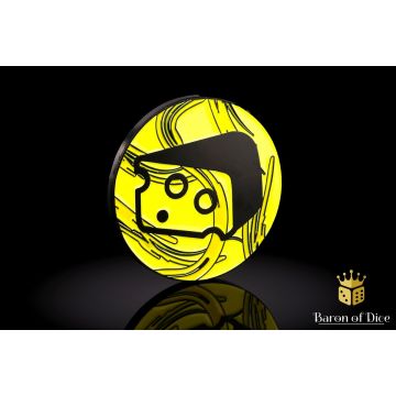 Warp Cheese: 40mm Metal Coin - Baron of Dice