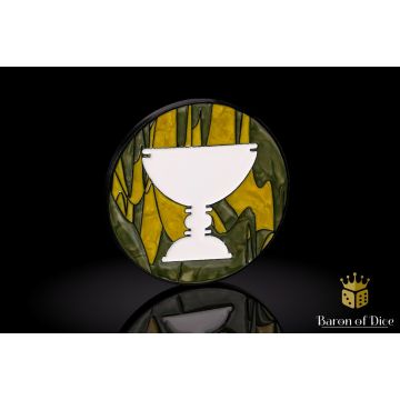 Cult of the Black Grail: 40mm Metal Coin - Baron of Dice