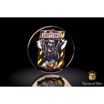 Adepticon 2026: 40mm Metal Coin - Baron of Dice