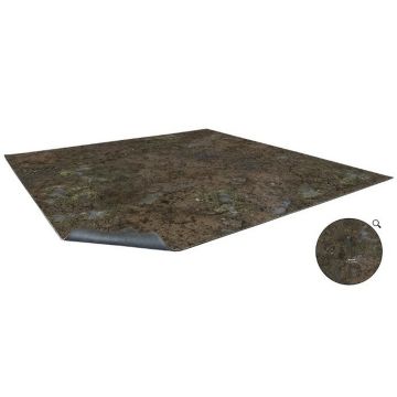Muddy Streets Gaming Mat 2x2 - Grid