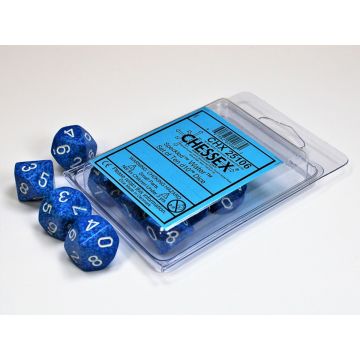 Water: Speckled Set of Ten d10s - Chessex
