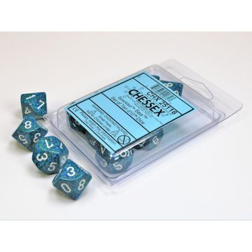 Sea: Speckled Set of Ten d10s - Chessex