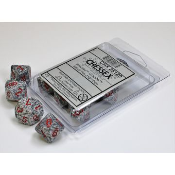 Granite: Speckled Set of Ten d10s - Chessex