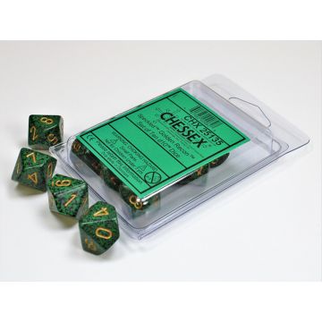 Golden Recon: Speckled Set of Ten d10s - Chessex
