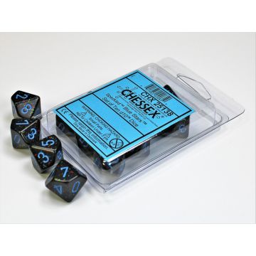Blue Stars: Speckled Set of Ten d10s - Chessex