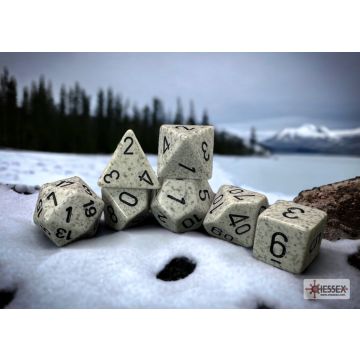 Arctic Camo: Speckled Polyhedral Dice Set - Chessex