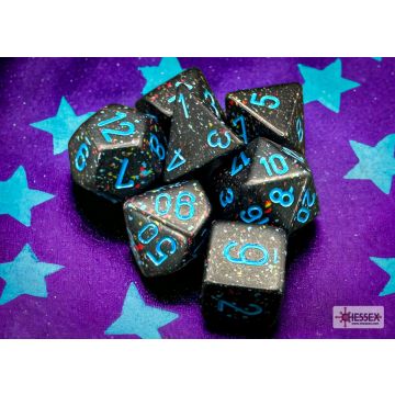 Blue Stars: Speckled Polyhedral Dice Set - Chessex