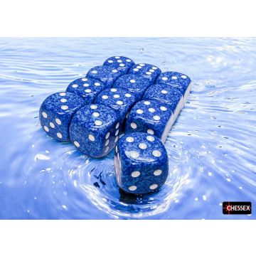 Water: Speckled 16mm d6 Dice Block - Chessex