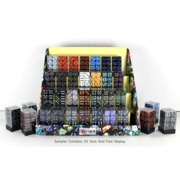 50x Speckled: 16mm d6 Dice Block Sampler - Chessex