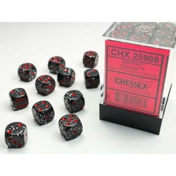 Space: Speckled 12mm d6 Dice Block - Chessex