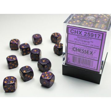 Hurricane: Speckled 12mm d6 Dice Block - Chessex
