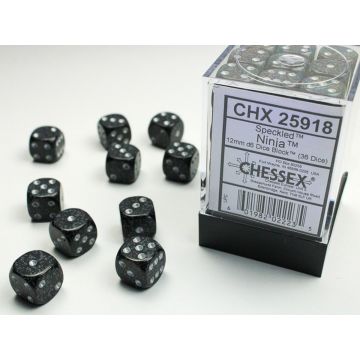 Ninja: Speckled 12mm d6 Dice Block - Chessex