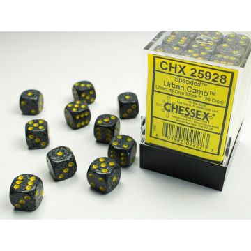 Urban Camo: Speckled 12mm d6 Dice Block - Chessex