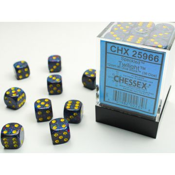 Twilight: Speckled 12mm d6 Dice Block - Chessex