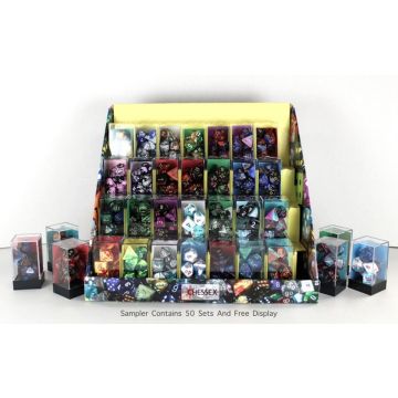 50x Gemini: Polyhedral Dice Set Sampler - Chessex