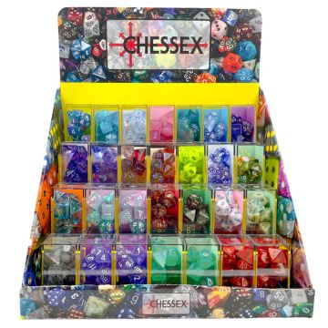 50x Signature: Polyhedral Dice Set Sampler - Chessex