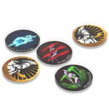 Eldfall Chronicles: Northern Wind - Acrylic Token Set