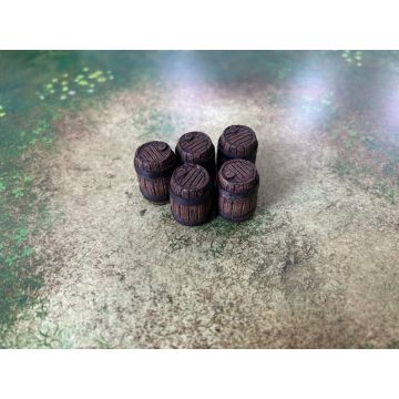 Blood & Plunder: 10 Resin Plastic Barrels