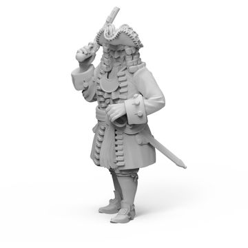 Blood & Plunder: European Officer Model - Resin