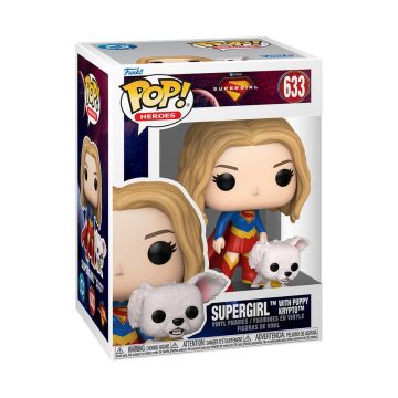 Supergirl with Puppy Krypto - Supergirl - Funko POP! Heroes (633)