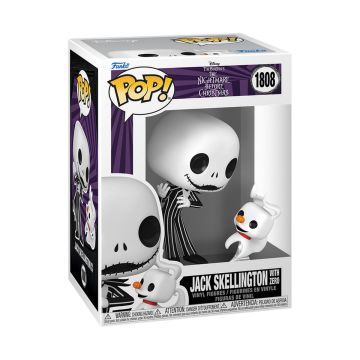 Jack Skellington with Zero - The Nightmare Before Christmas - Funko POP! Vinyl (1808)