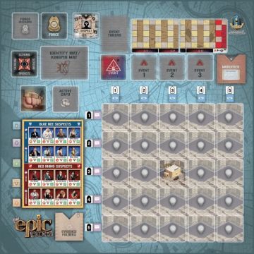 Tiny Epic Crimes: Game Mat