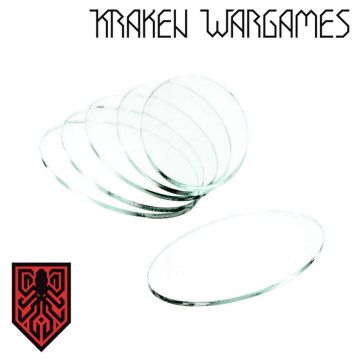 Clear Base Oval 90x52mm