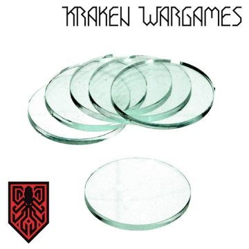 Clear Base Round 130x3mm