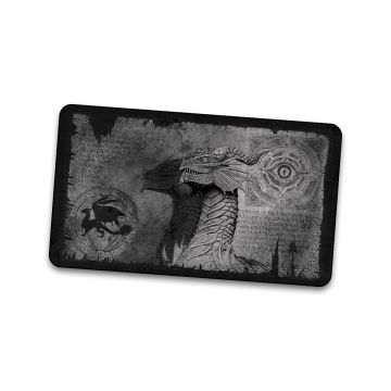 TCG Dragon Scroll Grey Stitched - 61 x 35 cm