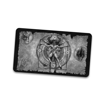TCG Devil Scroll Grey Stitched - 61 x 35 cm