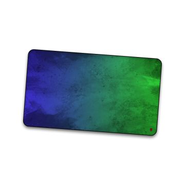TCG: Blue Green Splash Stitched Playmat - 61 x 35 cm