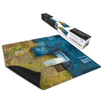 UNSC Firebase Entrance Deluxe Gaming Mat - Halo: Flashpoint