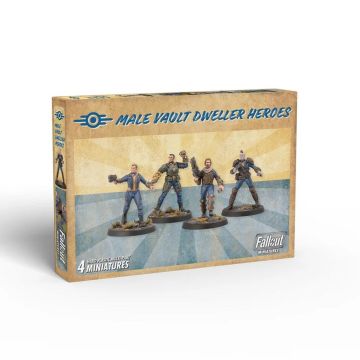 Fallout: Miniatures - Male Hero Vault Dwellers