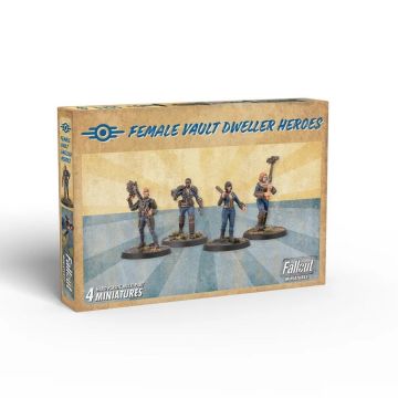 Fallout: Miniatures - Female Hero Vault Dwellers