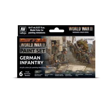 German Infantry: Model Color Set - Vallejo 18ml