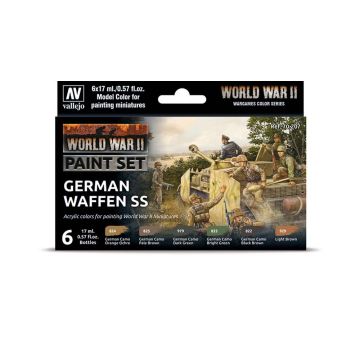 German Waffen SS: Model Color Set - Vallejo 18ml
