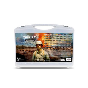 Military Case: Model Color Set - Vallejo 18ml
