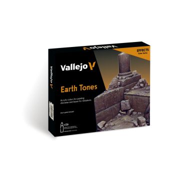 Earth Tones: Model Color Set - Vallejo 18ml