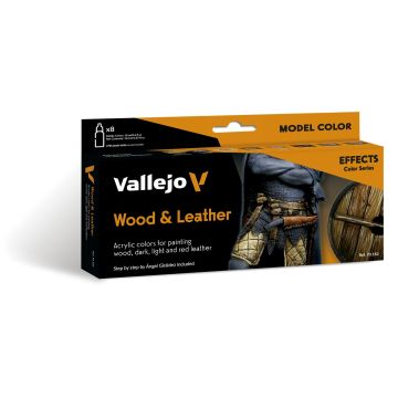 Wood & Leather by Angel Giraldez: Model Color Set - Vallejo 18ml