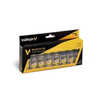 Metallic Colors: Model Air Set - Vallejo 18ml