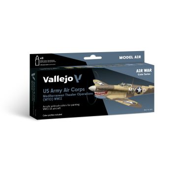 US Army Air Corps Mediterranean Theater Operations (MTO) WWII: Model Air Set - Vallejo 18ml