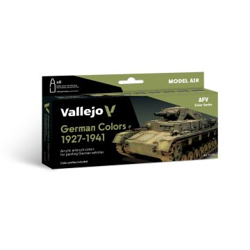 German WWII Colors 1927-1941: Model Air Set - Vallejo 18ml