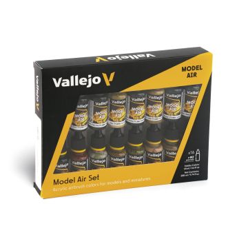 German WWII Europe & Africa: Model Air Set - Vallejo 18ml
