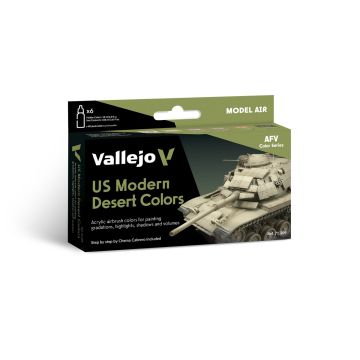 US Modern Desert Colors: Model Air Set - Vallejo 18ml