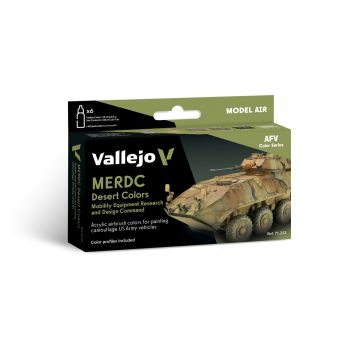 MERDC Desert Colors: Model Air Set - Vallejo 18ml