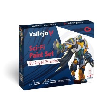 Sci-Fi Paint Set by Angel Giraldez: Game Color Set - Vallejo 18ml