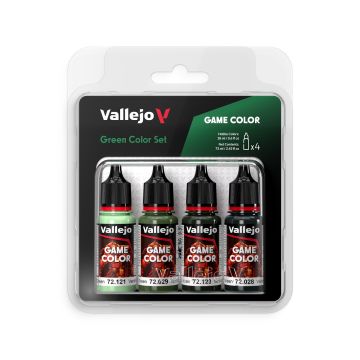 Green Color: Game Color Set - Vallejo 18ml