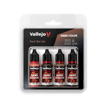 Dark Skin: Game Color Set - Vallejo 18ml